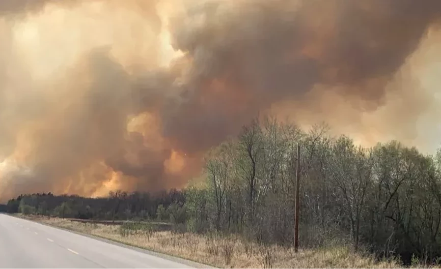 Devil's Lake Wildfire Manitoba (2024-2026)